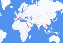 Flyrejser fra Da Nang, Vietnam til Madrid, Spanien