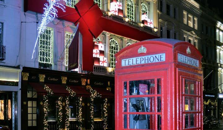 Tour fotografico delle luci di Natale di Londra