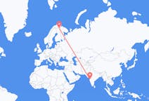 Flyreiser fra Pune, India til Ivalo, Finland