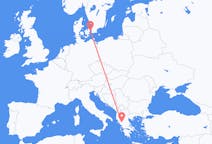 Flyreiser fra Ioánnina, Hellas til København, Danmark