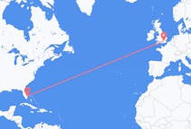 Flights from West Palm Beach, the United States to London, England