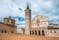 photo of view Spoleto, Italy. Piazza del Duomo square and Spoleto Cathedral, Spoleto, Italy.