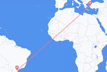Flights from Curitiba, Brazil to İzmir, Turkey