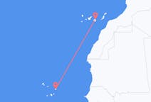 Flyg från Boa Vista (kommun i Brasilien, Roraima, lat 3,19, long -60,61) till Las Palmas de Gran Canaria