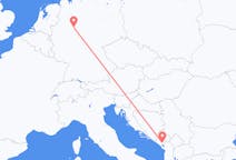 Flyg från Podgorica, Montenegro till Paderborn, Tyskland