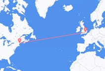 Flyrejser fra Portland, USA til London, England