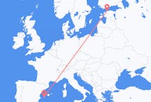 Flights from Tallinn, Estonia to Ibiza, Spain