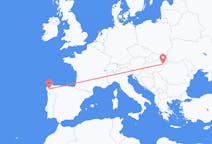 Flüge von Debrecen, Ungarn nach Santiago De Compostela, Spanien