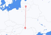 Flyg från Kaunas, Litauen till Baia Mare, Rumänien