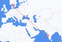 出发地 印度出发地 门格洛尔目的地 瑞典马尔默的航班