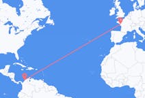 Flights from Cartagena, Colombia to Nantes, France
