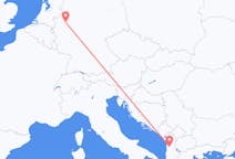Flyg från Tirana, Albanien till Dortmund, Tyskland