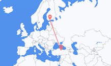 Flyrejser fra Tokat til Helsinki
