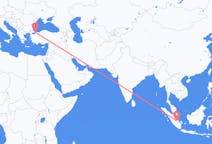 Flüge von Jambi-Stadt, Indonesien nach Istanbul, die Türkei