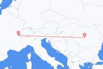罗马尼亚出发地 錫比烏飞往罗马尼亚目的地 日內瓦的航班