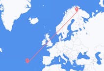 Flights from Ponta Delgada, Portugal to Ivalo, Finland