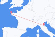 Flights from Forli, Italy to Brest, France