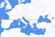 Flights from Nalchik, Russia to A Coruña, Spain