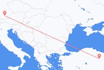 Flüge von München, Deutschland nach Sivas, die Türkei