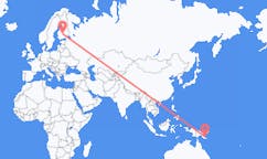 出发地 巴布亚新几内亚出发地 图菲目的地 芬兰Jyvaskyla的航班