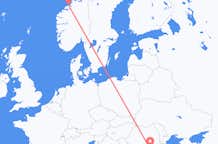 Flyreiser fra Kristiansund, til București