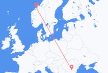 Flyg från Kristiansund till Bukarest