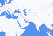 Flyrejser fra Ipoh, Malaysia til Duesseldorf, Tyskland