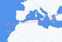 Flights from Vila Baleira, Portugal to Mykonos, Greece