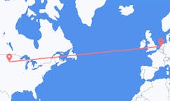 Flyg från Aberdeen, USA till Amsterdam, Nederländerna