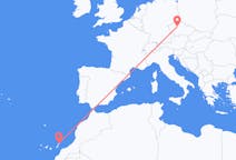 Flights from from Lanzarote to Prague