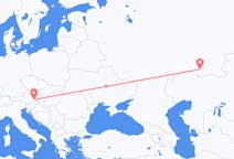 Flyg från Orenburg till Graz