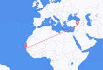 Flug frá Dakar til Şanlıurfa
