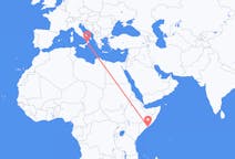 Flyg från Mogadishu, Somalia till Lamezia Terme, Italien