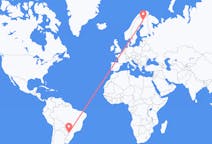 Flights from Cascavel, Brazil to Kittilä, Finland