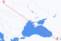 Flights from Iğdır, Turkey to Łódź, Poland