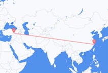Flyg från Taizhou, Jiangsu, Kina till Malatya, Turkiet