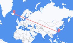 Flyg från Okinawa, Japan till Egilsstaðir, Island