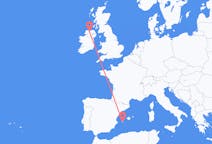 Vols de Derry, Irlande du Nord à Ibiza, Espagne