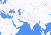 Voli from Bagan, Myanmar (Birmania) to Ankara, Turchia