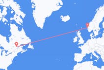 Flyreiser fra Saguenay, Canada til Bergen, Norge