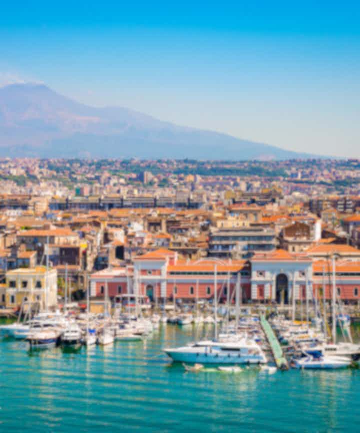 Flights from Larnaca in Cyprus to Catania in Italy