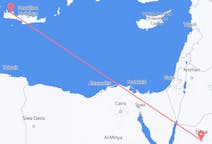 Flyrejser fra Tabuk, Saudi-Arabien til Chania, Grækenland