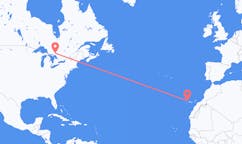 Flights from Greater Sudbury to La Palma