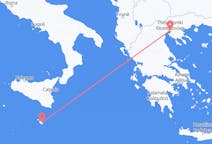 Flyreiser fra Thessaloniki, Hellas til Valletta, Malta