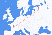 Flights from Pskov, Russia to Limoges, France