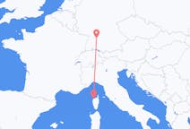 Flights from Calvi, Haute-Corse, France to Stuttgart, Germany