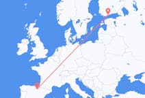 Fly fra Logroño til Helsingfors