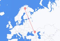 Flyg från Mineralnye Vody, Ryssland till Kittilä, Finland
