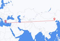 Lennot Pekingistä Santorinille