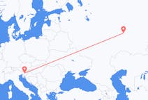 Flights from Ljubljana, Slovenia to Nizhnekamsk, Russia